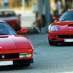Ferrari TestaRossa et F550 Maranello en 2000