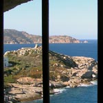 Cte ouest depuis la citadelle de Calvi -2007-