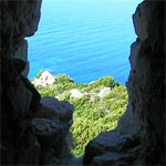 Vue depuis l'intrieur de la tour de Campomoro -2005-