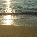 Dtail de la plage de Capo di Feno -Dec 2006-