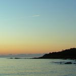 Avions dans le couchant sur la plage de Capo di Feno -Dec 2006-