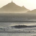 Surfeurs devant les Sanguinaires -Jan 2007-