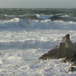 Houle et mer d'cume aux Sanguinaires -Jan 2007-