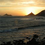 Couchant sur les Sanguinaires -Jan 2007-